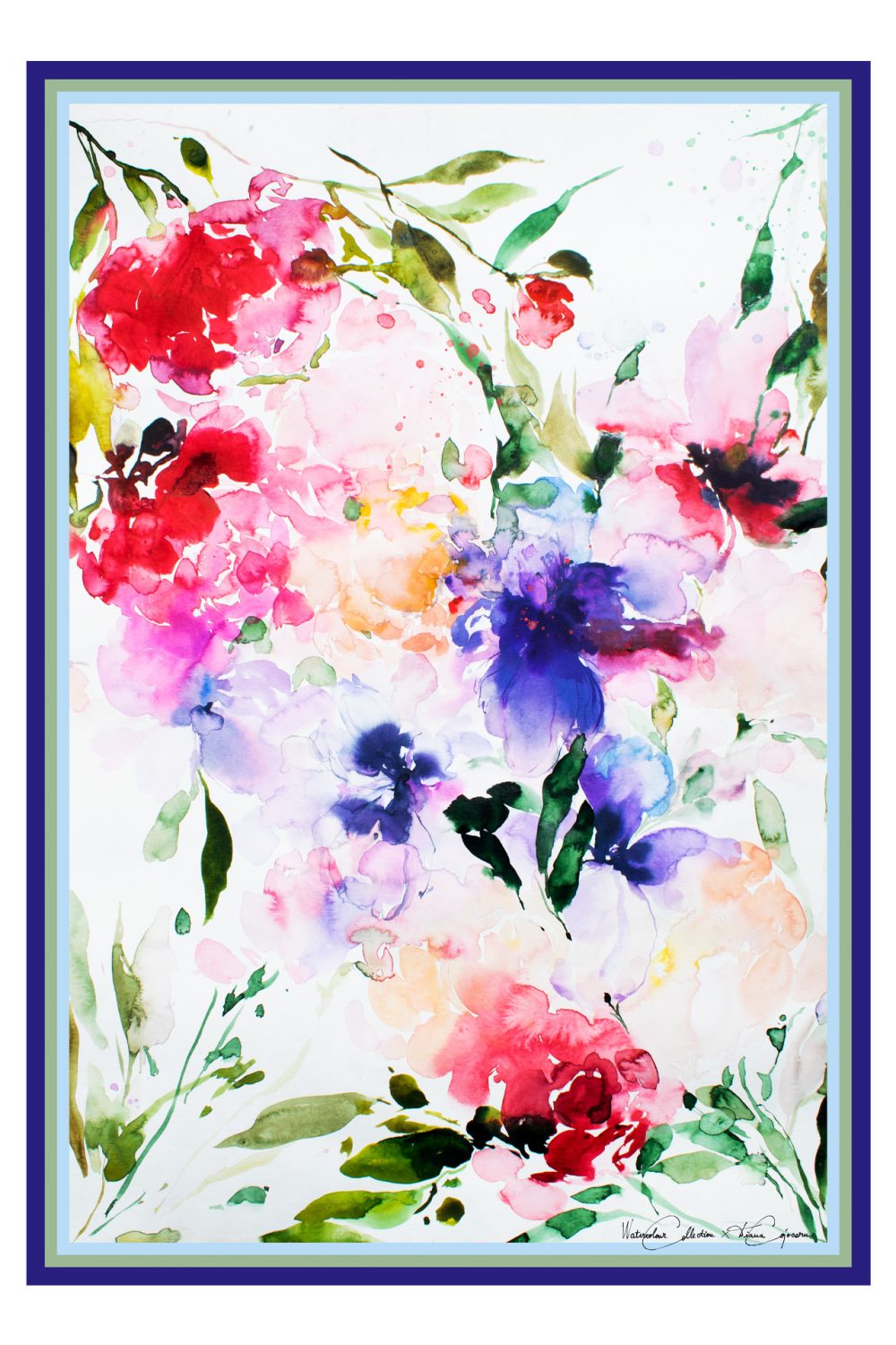 Sciarpa Royal Iris Small - dianacojocaru.it