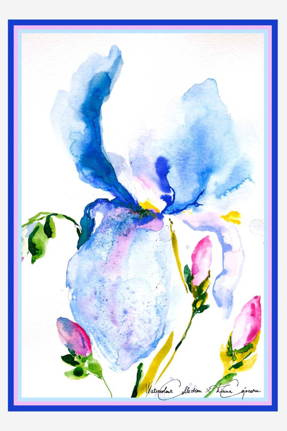 Sciarpa Macro Iris Grande - dianacojocaru.it